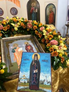 Рукописная икона Лев Оптинский №2