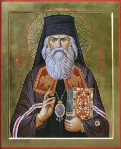 Рукописная икона Игнатий Брянчанинов