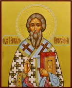 Рукописная икона Киприан Карфагенский