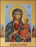 Рукописная икона Ченстоховская