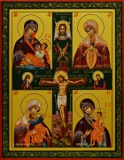 Рукописная икона Четырехчастная №3
