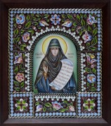 Икона из финифти Елена Флоровская