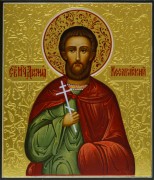 Рукописная икона Диомид Кесарийский 2
